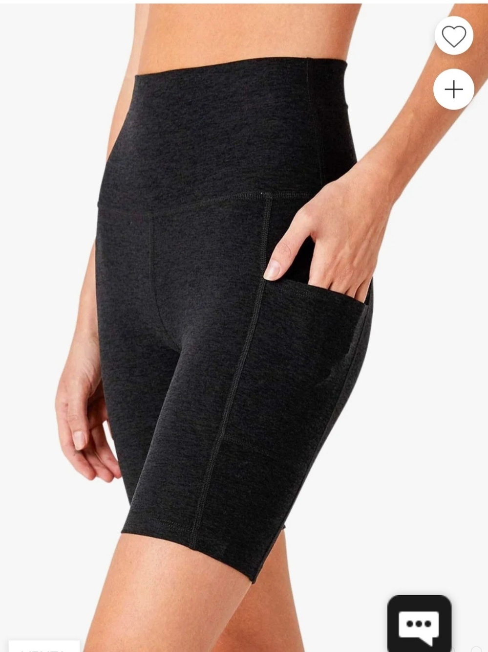 Beyond Yoga
Spacedye Team Pockets High Waisted Biker Shorts/Darkest Night